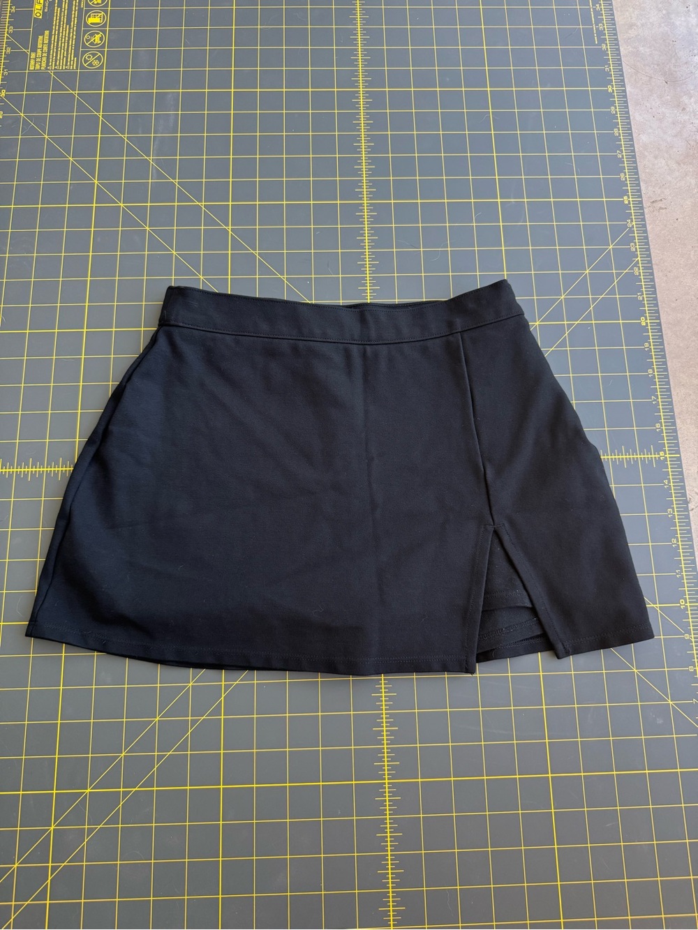 Hollister Black Mini Skort With Cutout